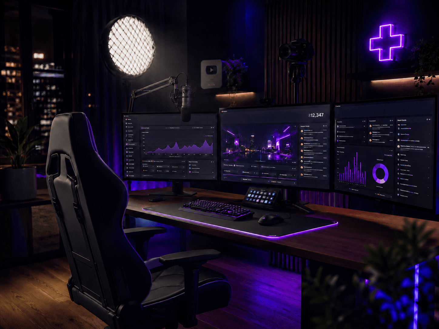 Arcana Stream streaming dashboard